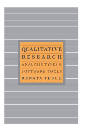 Qualitative Research: Analysis Types and Software