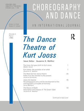 Dance Theatre of Kurt Jooss