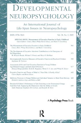 Measurement of Executive Function in Early Childhood