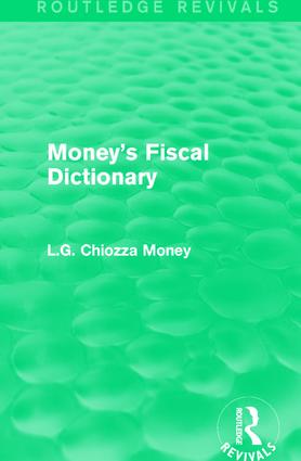Money's Fiscal Dictionary