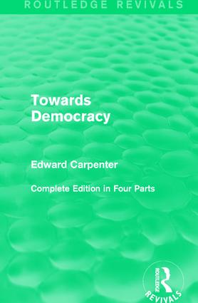 Towards Democracy