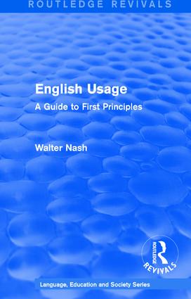 Routledge Revivals: English Usage (1986)