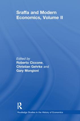 Sraffa and Modern Economics Volume II