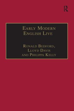 Early Modern English Lives