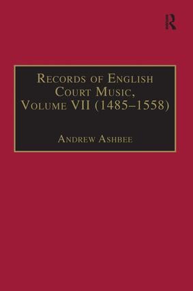 Records of English Court Music