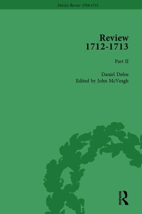 Defoe's Review 1704–13, Volume 9 (1712–13), Part II