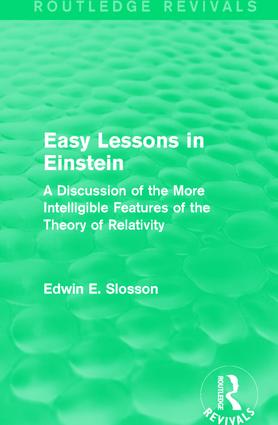 Routledge Revivals: Easy Lessons in Einstein (1922)