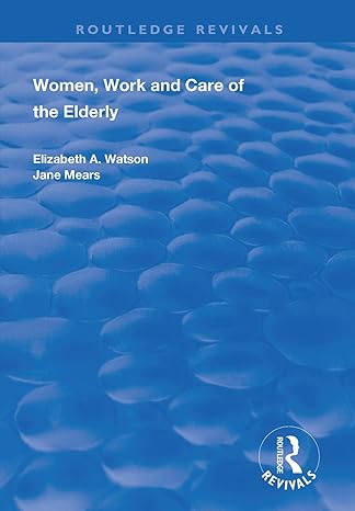 Women, Work and Care of the Elderly - Paperback / softback