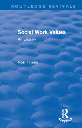 Social Work Values - Hardback