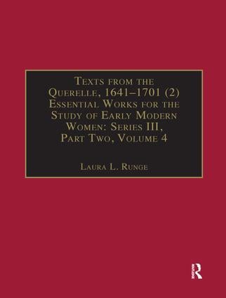 Texts from the Querelle, 1641–1701 (2)