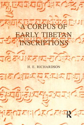 Corpus of Early Tibetan Inscriptions