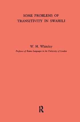 Some Problems of Transitivity in Swahili