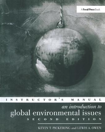 Introduction to Global Environmental Issues Instructors Manual