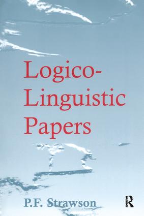 Logico-Linguistic Papers