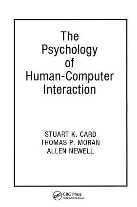 Psychology of Human-Computer Interaction