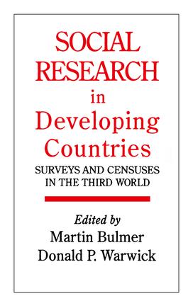 Social Research In Developing Countries