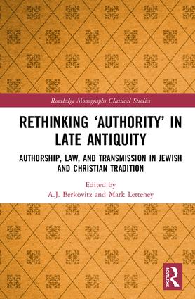 Rethinking ‘Authority’ in Late Antiquity
