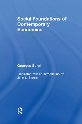 Social Foundations of Contemporary Economics