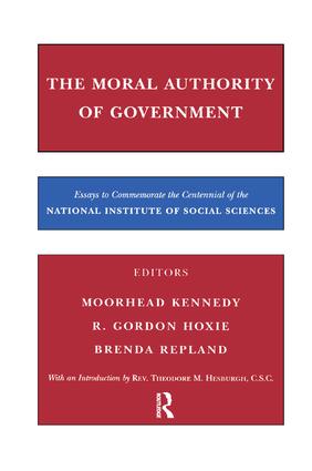 Moral Authority of Government