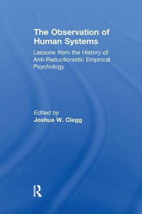 Observation of Human Systems