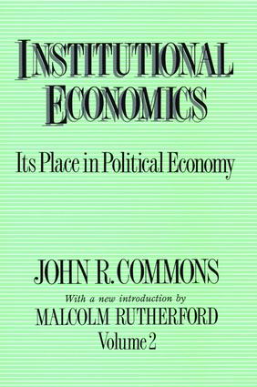 Institutional Economics