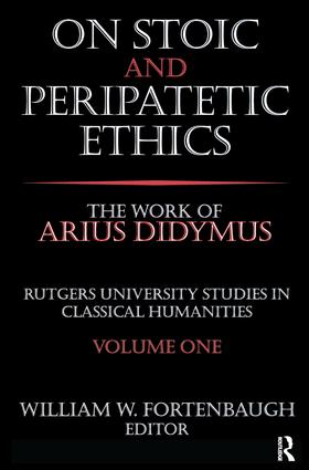 On Stoic and Peripatetic Ethics