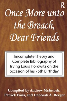 Once More Unto the Breach, Dear Friends