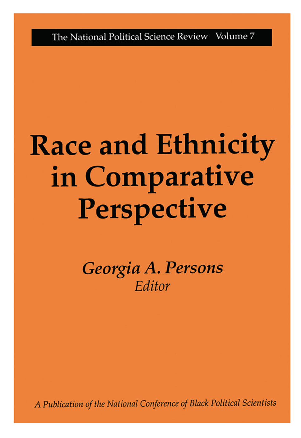 Race and Ethnicity in Comparative Perspective