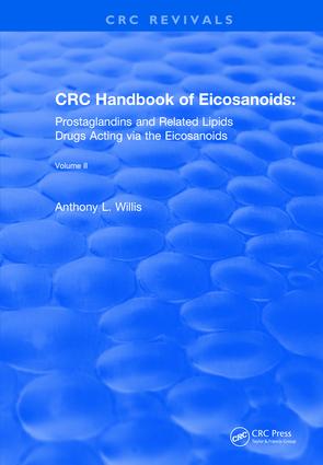 Revival: CRC Handbook of Eicosanoids, Volume II (1989)