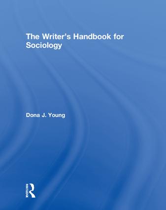 Writer’s Handbook for Sociology