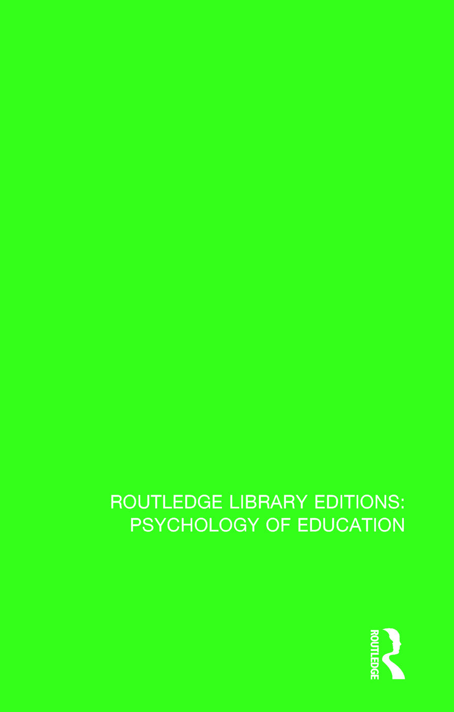 Psychological Theory and Educational Practice