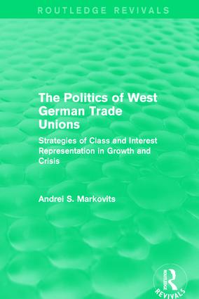 Politics of West German Trade Unions
