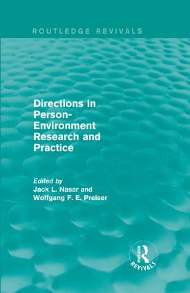 Directions in Person-Environment Research and Practice (Routledge Revivals)