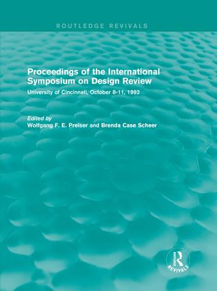 Proceedings of the International Symposium on Design Review (Routledge Revivals) - Hardback