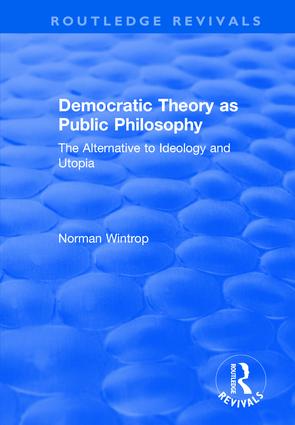 Democratic Theory as Public Philosophy
