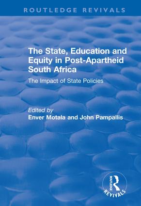 State, Education and Equity in Post-Apartheid South Africa