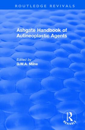 Ashgate Handbook of Autineoplastic Agents
