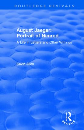 August Jaeger: Portrait of Nimrod