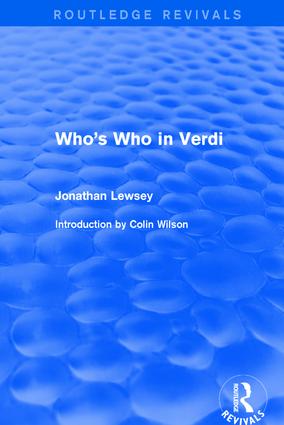 Who's Who in Verdi