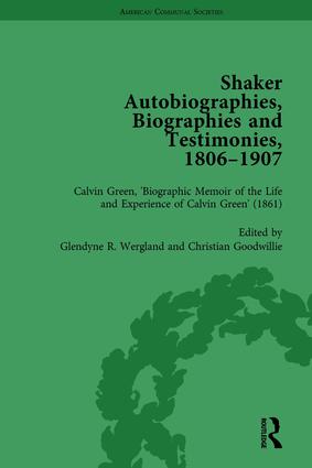 Shaker Autobiographies, Biographies and Testimonies, 1806-1907 Vol 2
