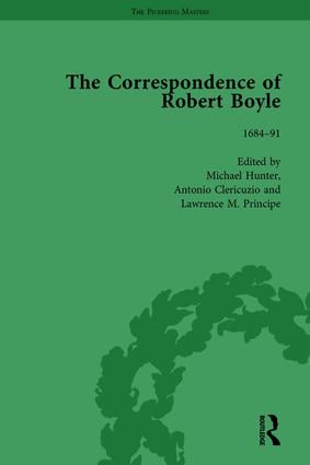 Correspondence of Robert Boyle, 1636-1691 Vol 6