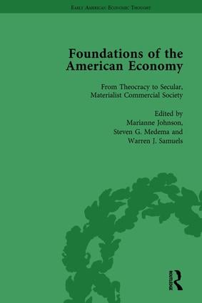 Foundations of the American Economy Vol 1