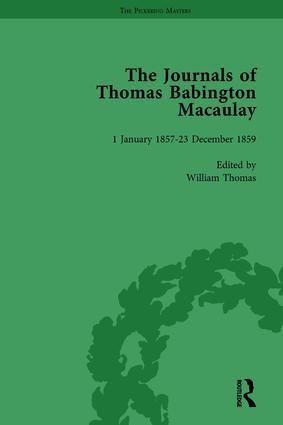 Journals of Thomas Babington Macaulay Vol 5