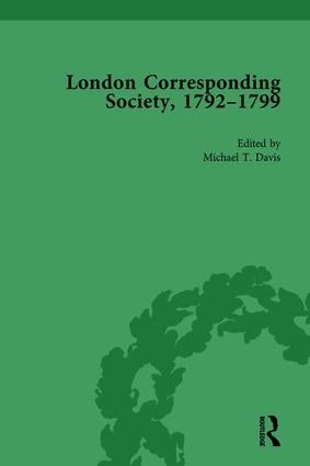 London Corresponding Society, 1792-1799 Vol 3