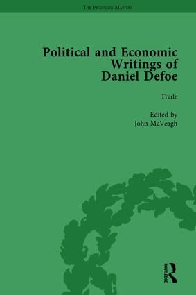 Political and Economic Writings of Daniel Defoe Vol 7