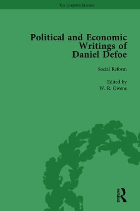 Political and Economic Writings of Daniel Defoe Vol 8