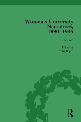Women's University Narratives, 1890–1945, Part I Vol 4