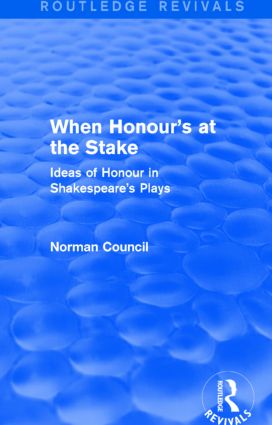 When Honour's at the Stake (Routledge Revivals)