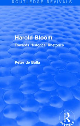 Harold Bloom (Routledge Revivals) - Hardback
