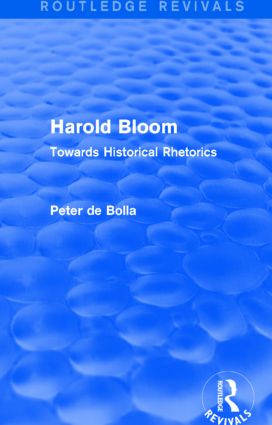 Harold Bloom (Routledge Revivals)